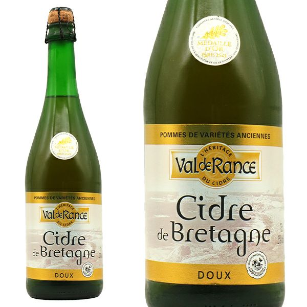 ヴァル ド ランス シードル ド ブルターニュ(ヘリテージュ) ドゥー フランスCidre Val de Rance Doux