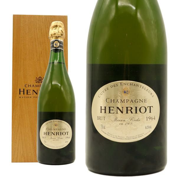シャンパンHenriot 1990年 アンリオ　キャべアンシャンテルール シャンパンHenriot 1990年 アンリオ キャべアンシャンテルール 箱入り
