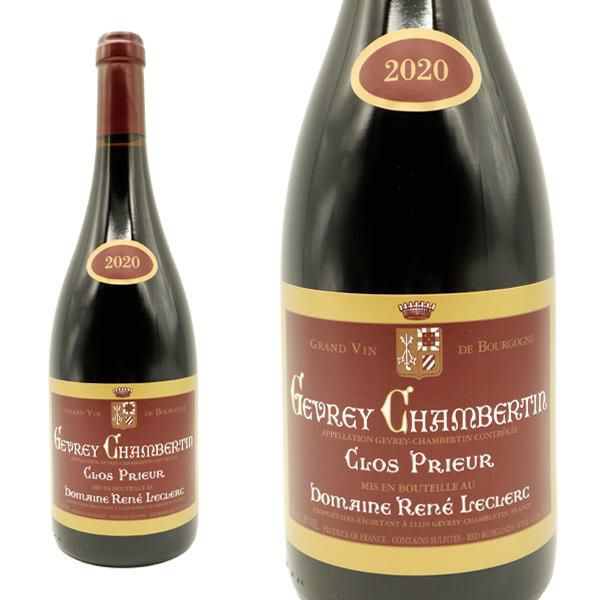 ジュヴレ シャンベルタン クロ プリユール プリウール 2020 ドメーヌ