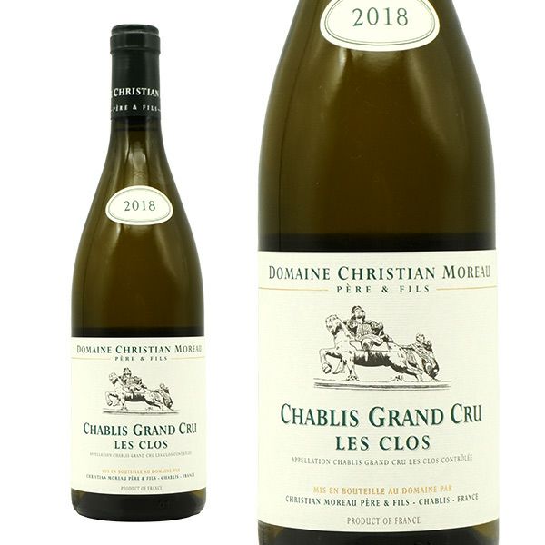シャブリ グラン クリュ 特級 レ クロ 2018 年 ドメーヌ クリスチャン