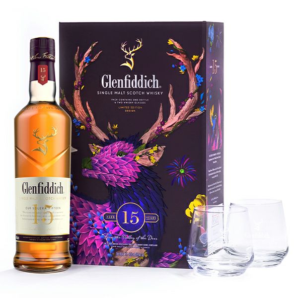 正規品 箱入 ペアグラスセット】グレンフィディック15年 井上羅来氏